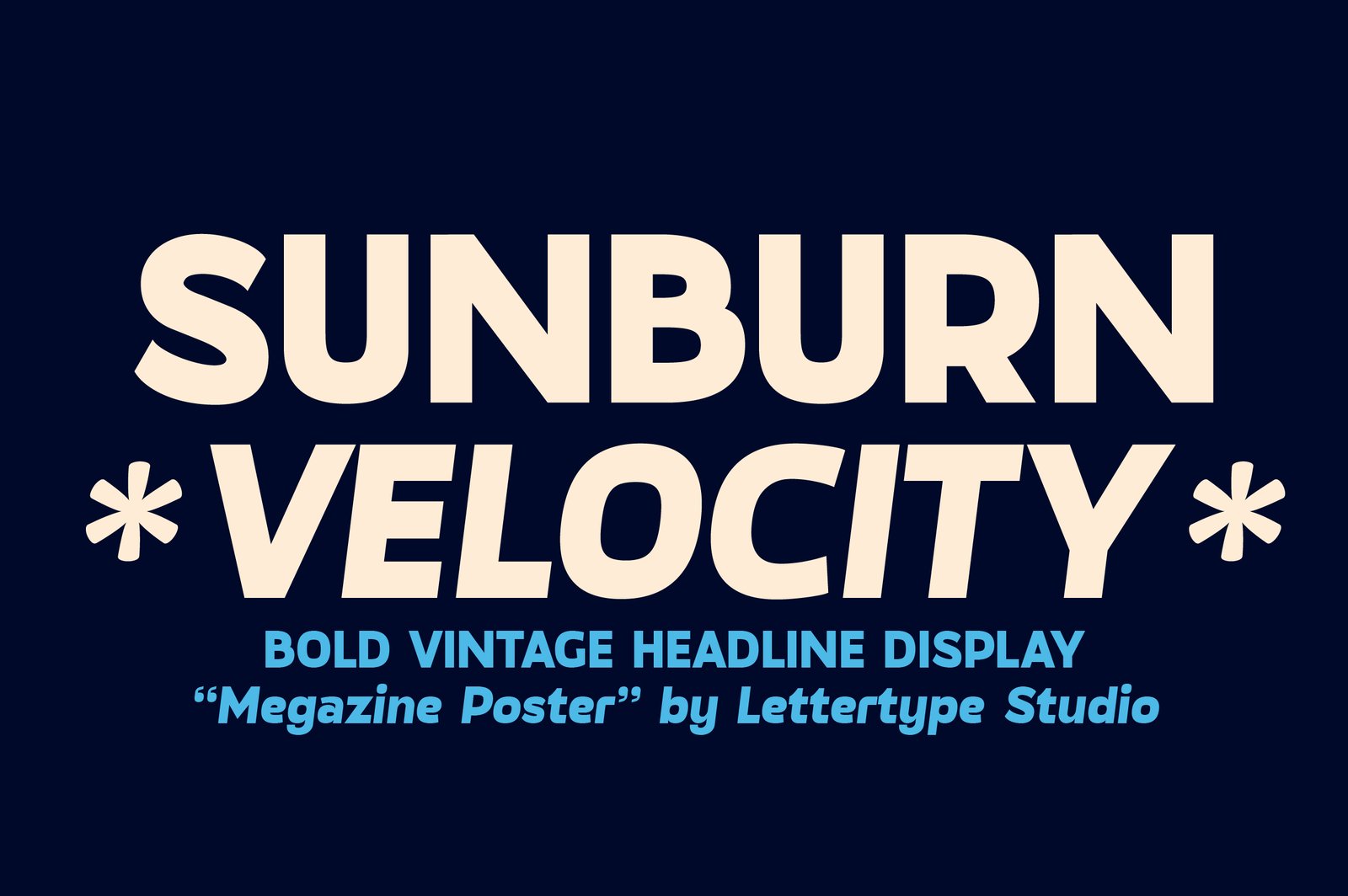 Megazine Poster Font