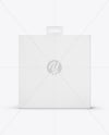 Matte Paper Box w/ Hang Tab Mockup