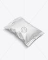 Glossy Snack Pack Mockup - Half Side View