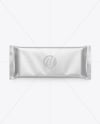 Matte Metallic Snack Package Mockup
