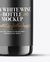 Green Glass Red Wine Bottle Mockup