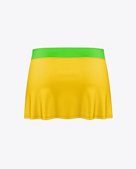 Women's Skirt Mockup - Back View