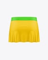 Women's Skirt Mockup - Back View