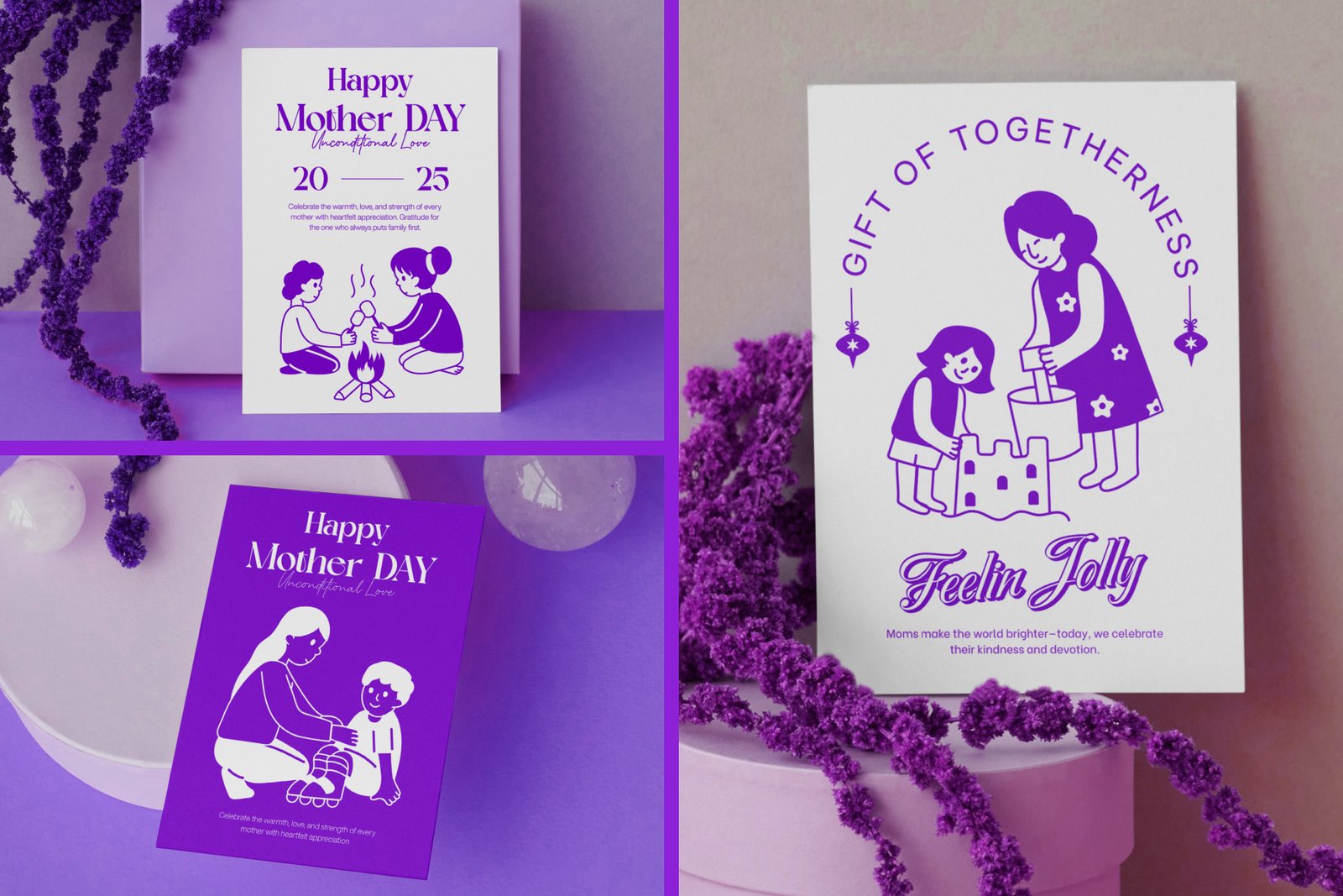 Mothers Day Drawing Illustrations