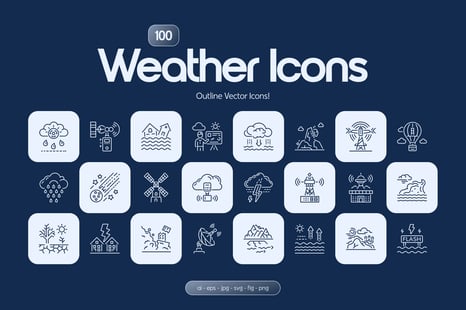 Weather Icons Set