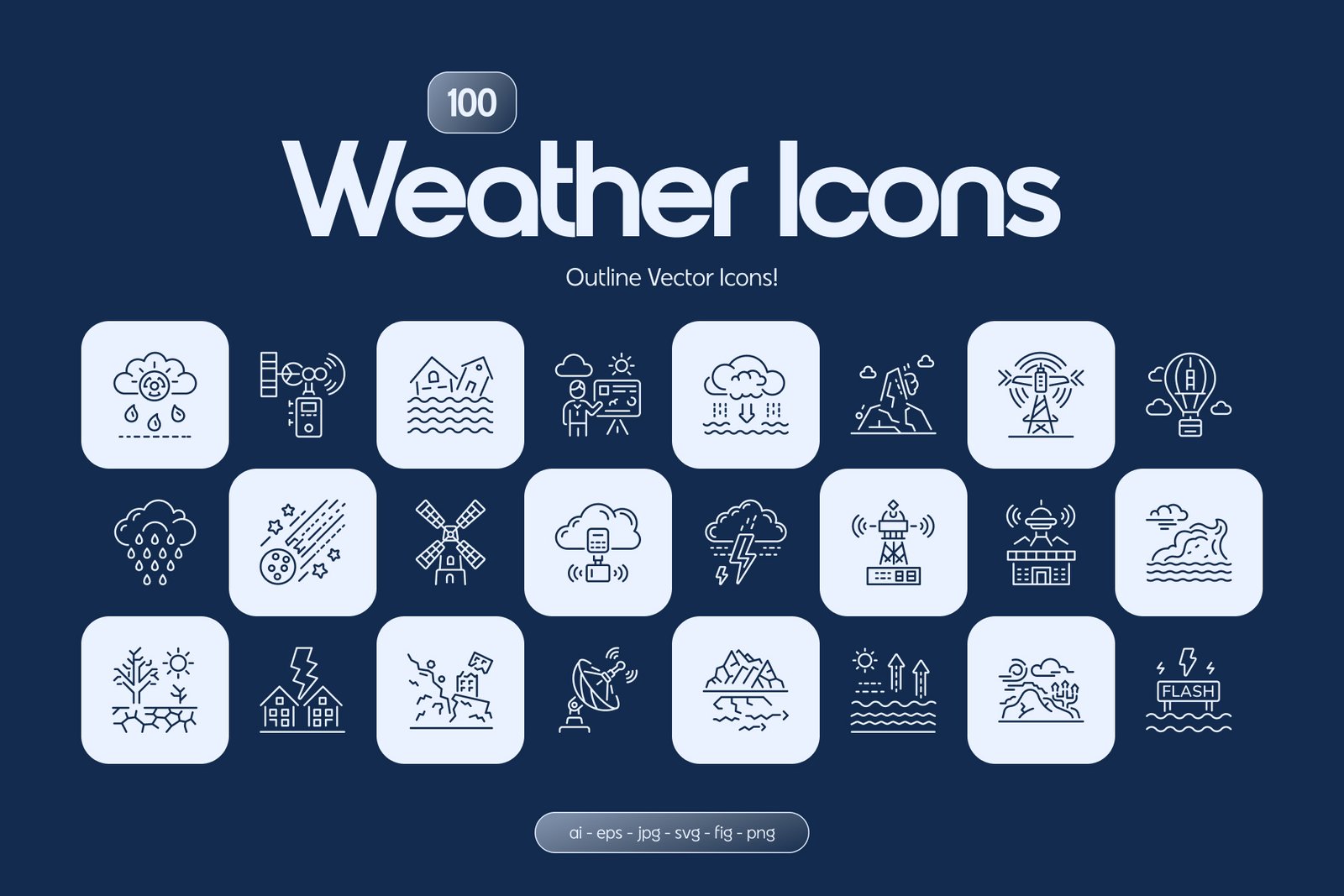 Weather Icons Set