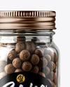 Glass Jar with Whole Allspice Mockup