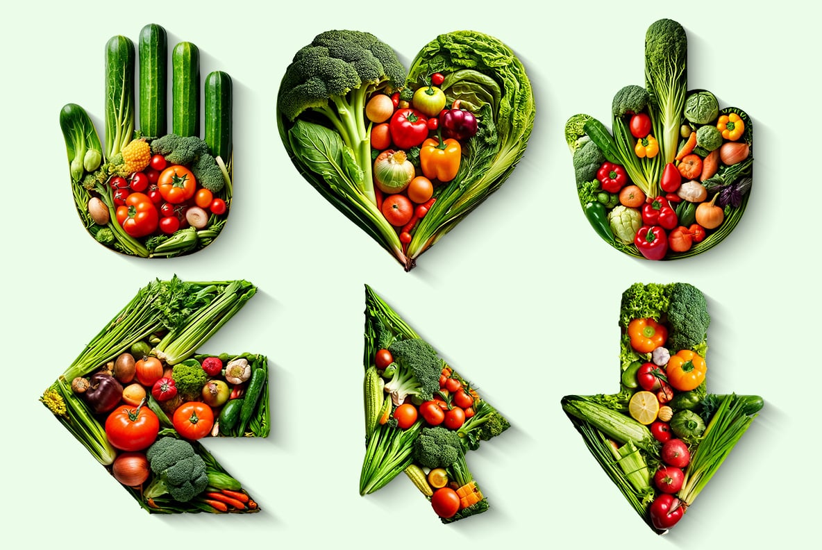 Vegetables Font