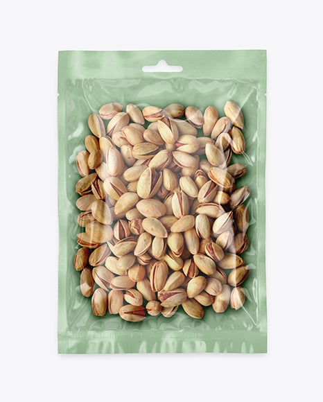 Package with Pistachios Mockup