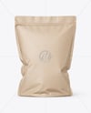Kraft Paper Stand-Up Pouch Mockup