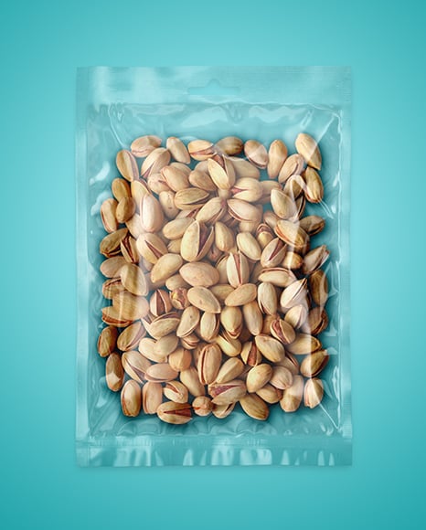 Package with Pistachios Mockup