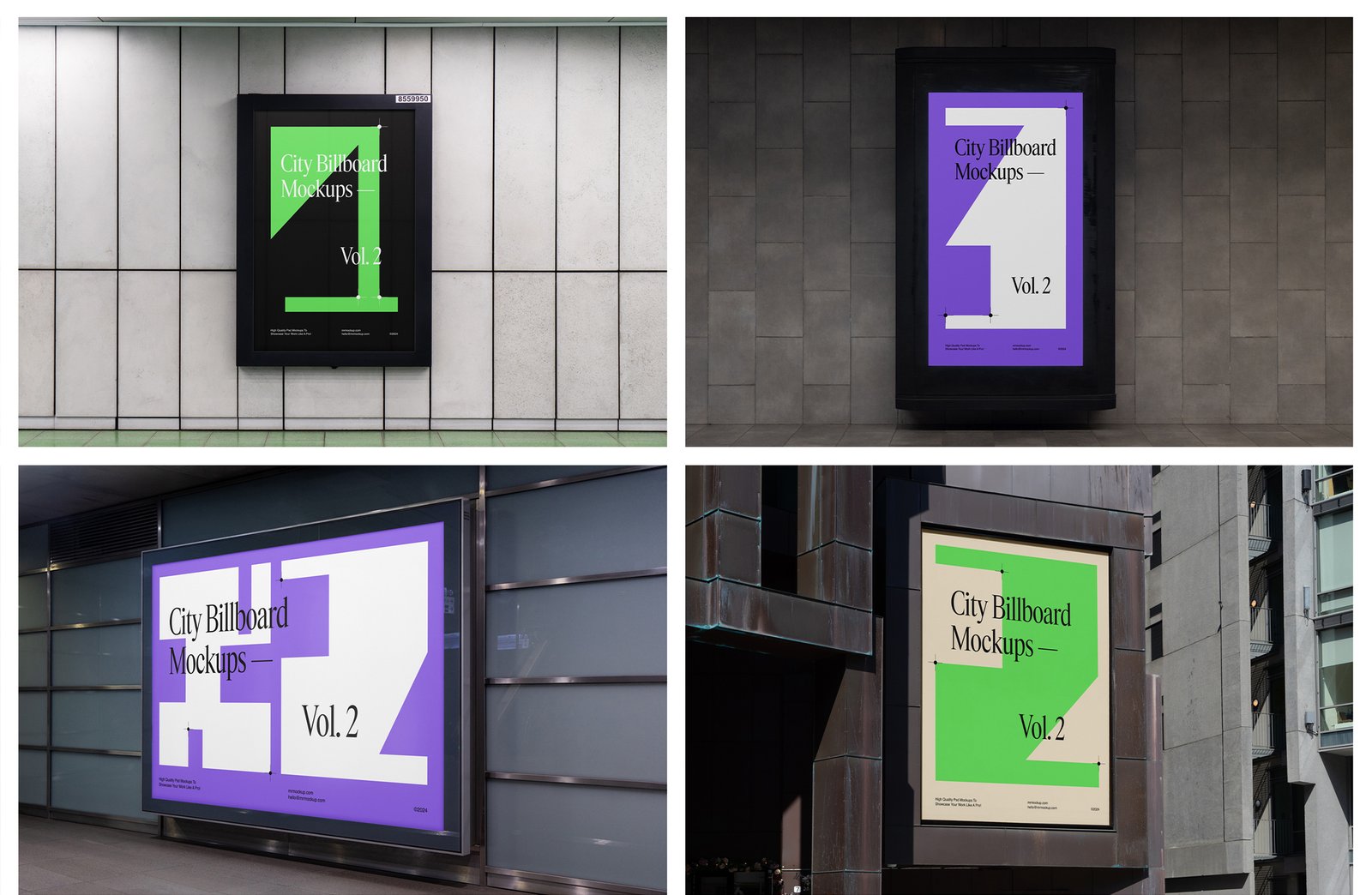 City Billboard Mockups Vol.2