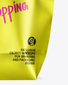 Metallized Paper Shopping Bag Mockup
