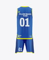 Basketball Kit Mockup - Back View