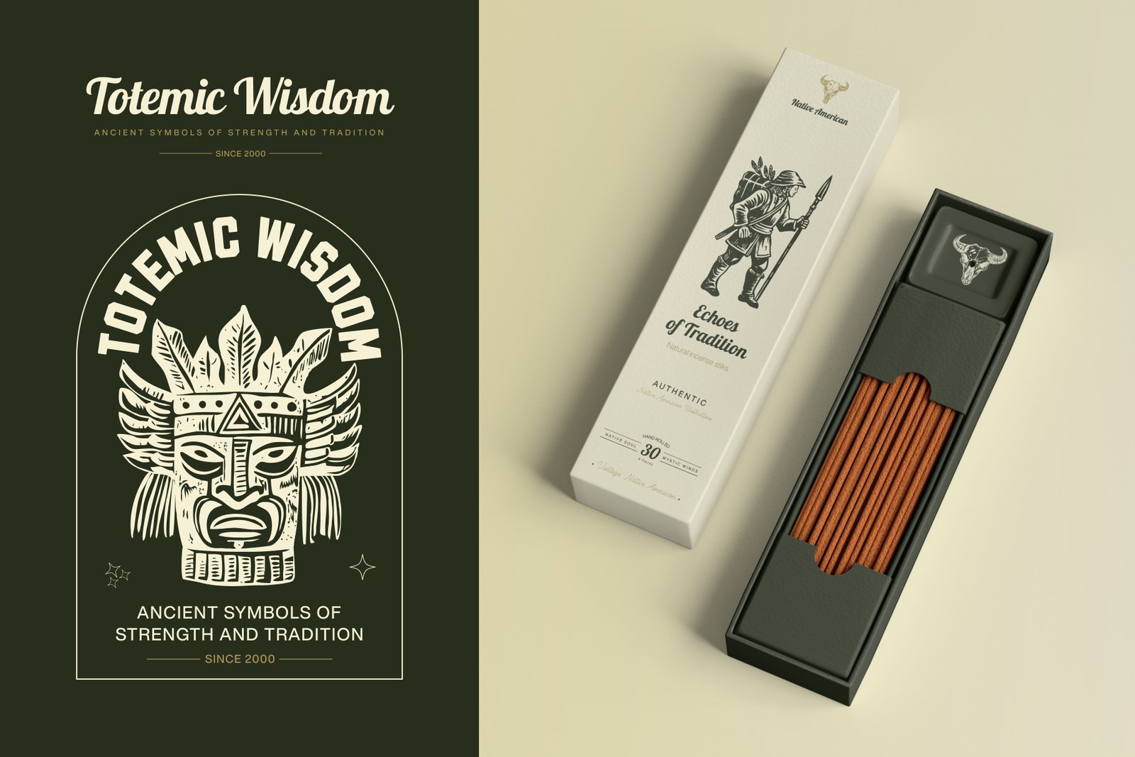 Native American Art Icon Set
