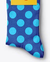 Socks with Label Mockup