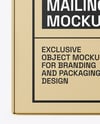 Paper Mailing Box Mockup