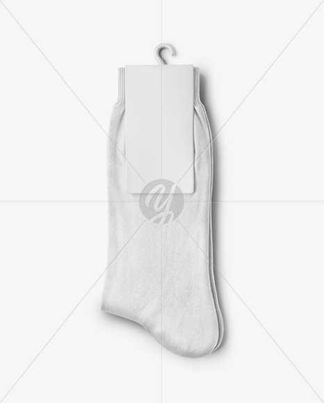 Socks with Tag Mockup