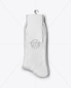 Socks with Tag Mockup