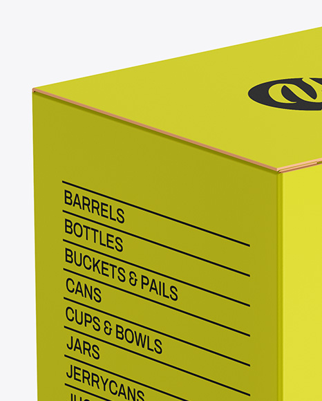 Paper Box Mockup