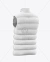 Matte Down Vest Mockup
