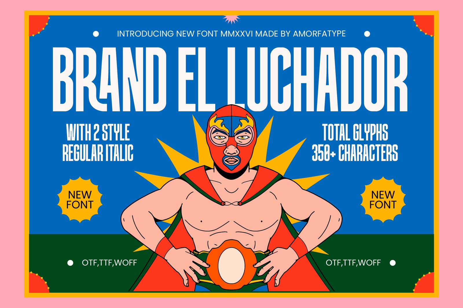Brandel Luchador Condensed Sans Font