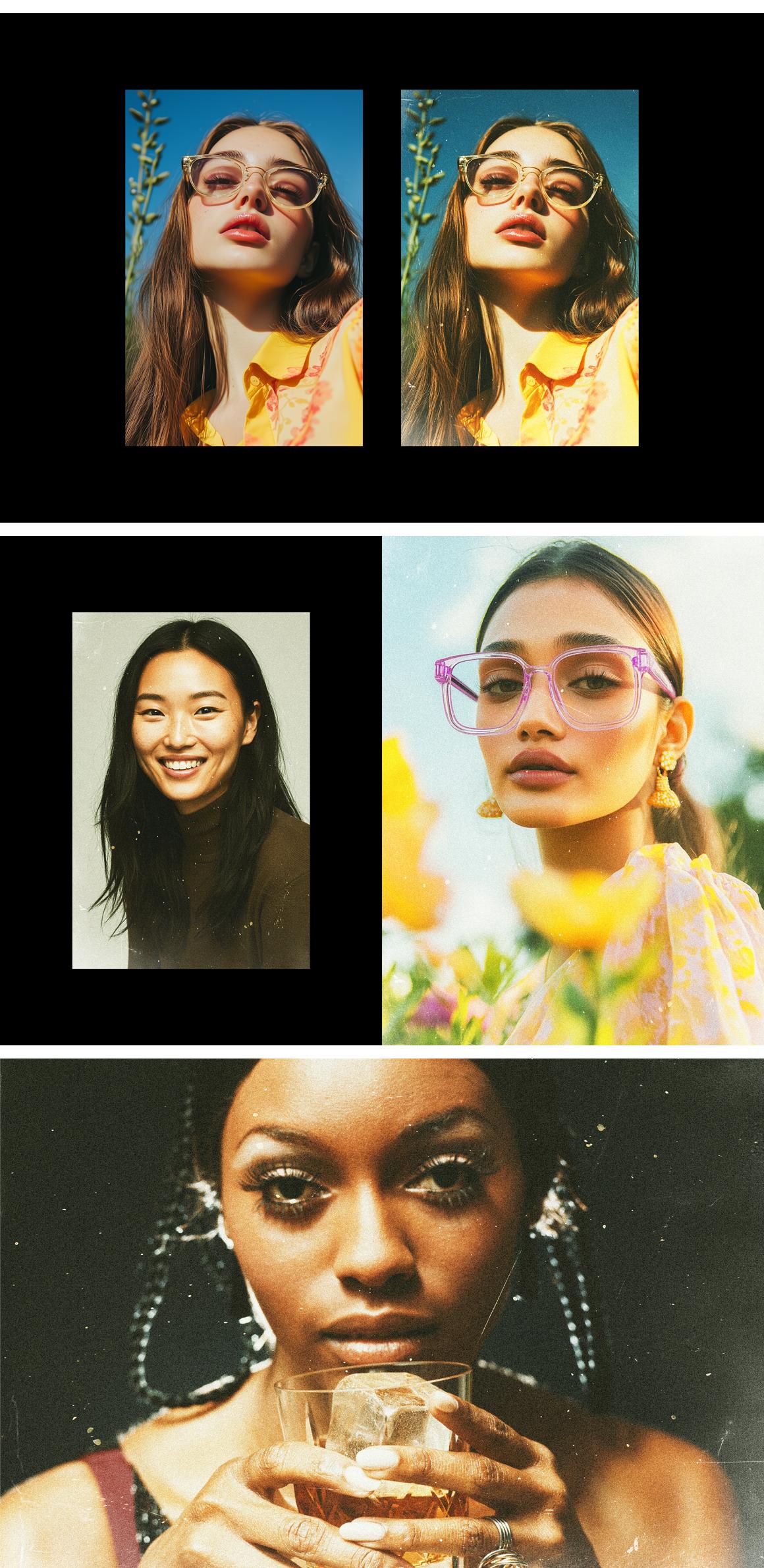 Speckled Film Photo Effect