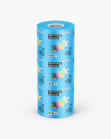 Matte Film Roll Mockup - Stationery mockups
