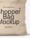Shopper Bag with Vegetables Mockup