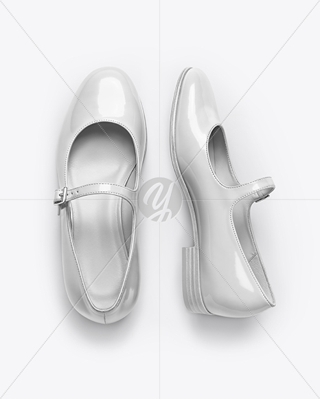 Pair of Mary Janes Mockup