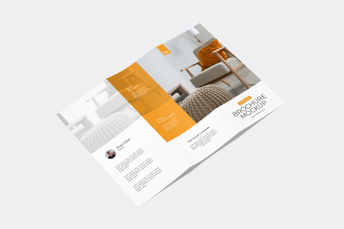 Trifold Brochure Mockup