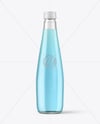 330ml Clear Glass Soft Drink Bottle Mockup