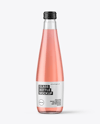 330ml Clear Glass Soft Drink Bottle Mockup