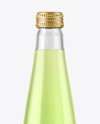 330ml Clear Glass Soft Drink Bottle Mockup