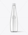 330ml Clear Glass Water Bottle Mockup
