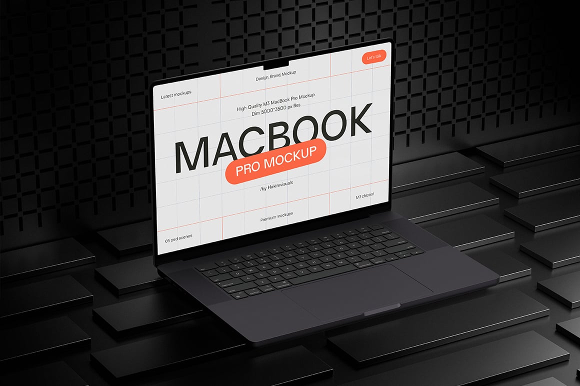 MacBook Pro M3 Mockup
