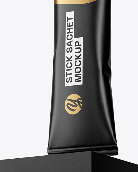 Matte Stick Sachet Mockup