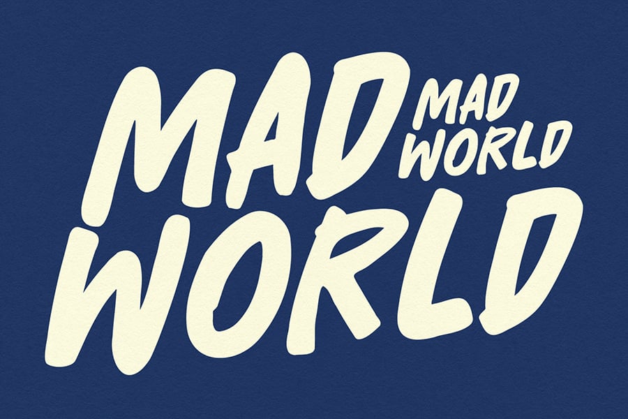 Bestam Pren Bold Gritty Handmade Display Font