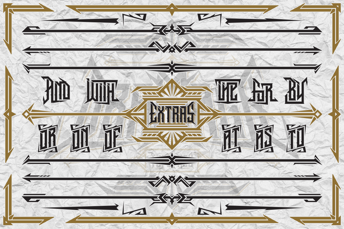 Dramaga - Blackletter Font