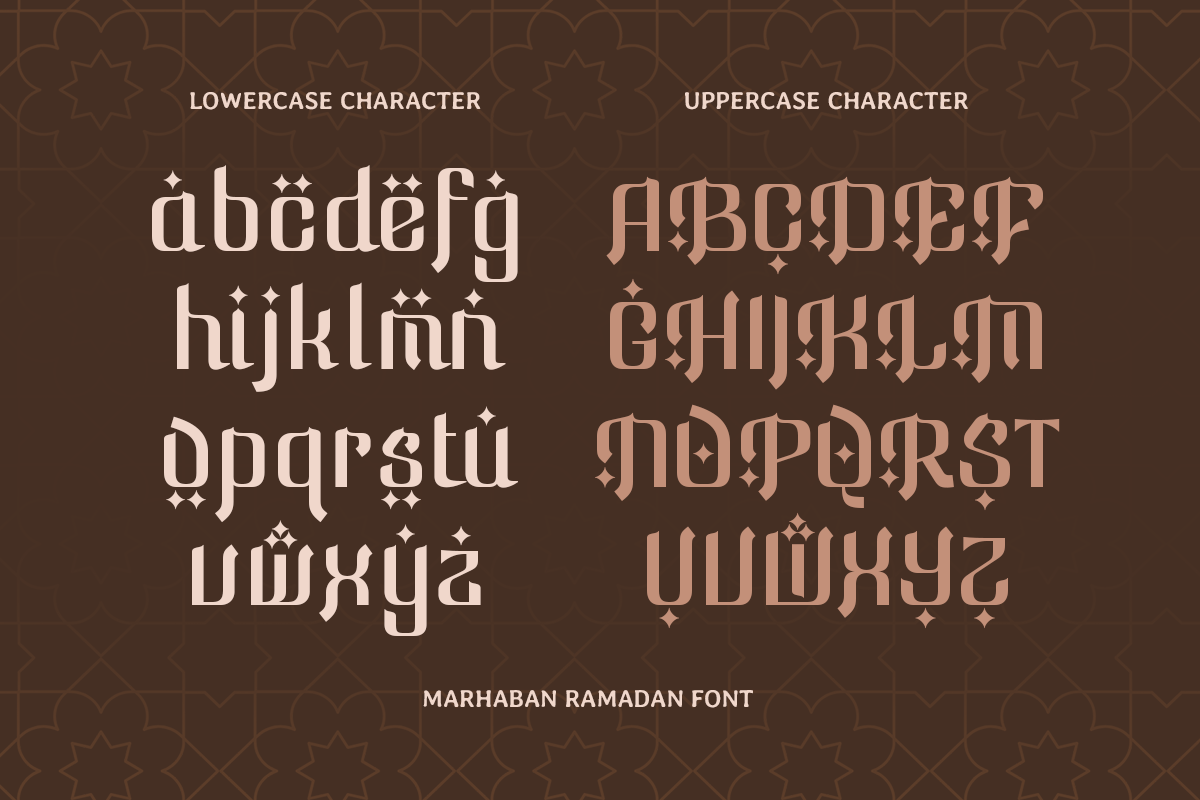 Marhaban Ramadan - Arabic Ramadan Font