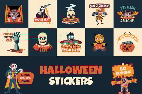Halloween Stickers Collection