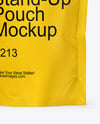 Matte Stand-Up Pouch Mockup