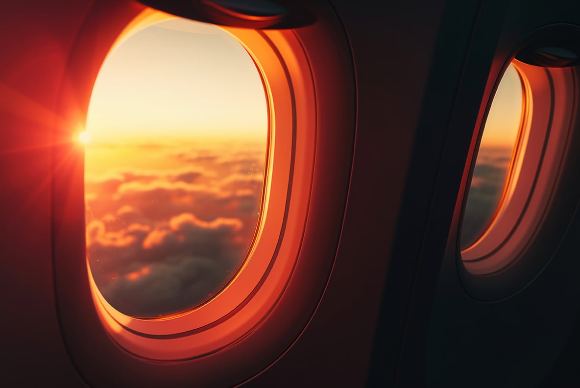 Airplane windows
