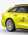 Sportback Car Mockup - Half Side View