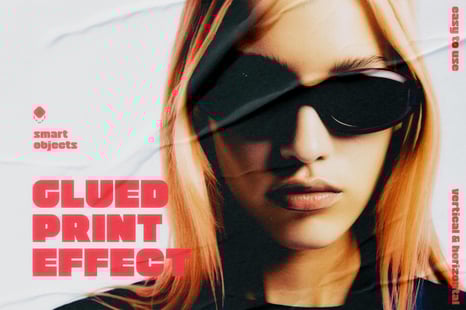 Glued Print Photo Effect - Creative Store