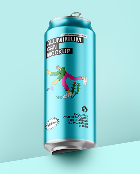 Aluminium Drink Can Mockup - Can mockup