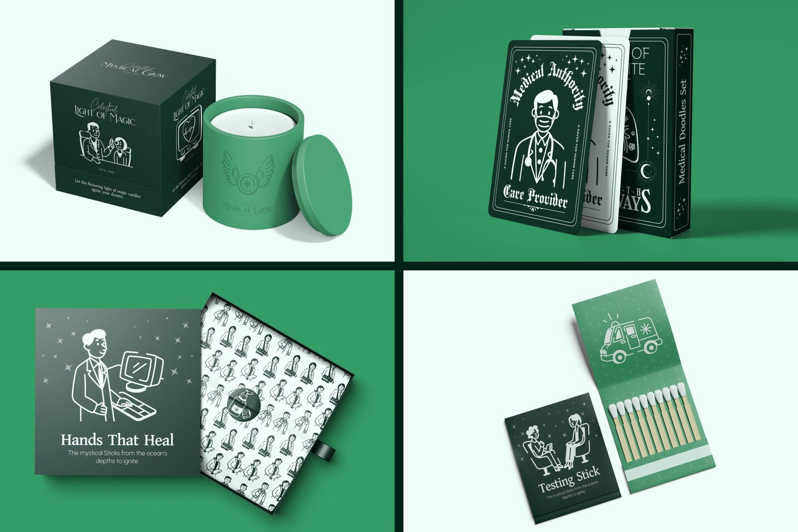 Medical Doodles Set