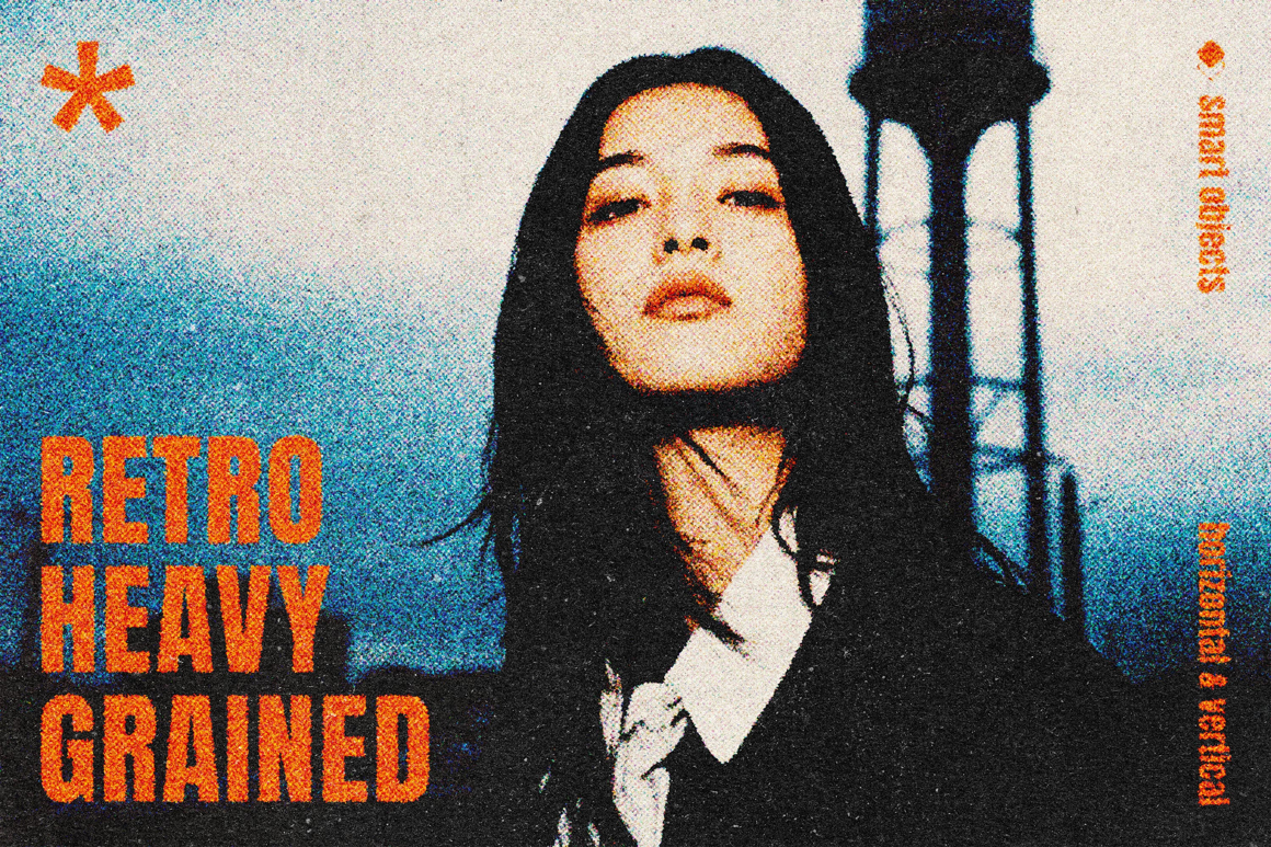 Retro Heavy Grained Photo Effect