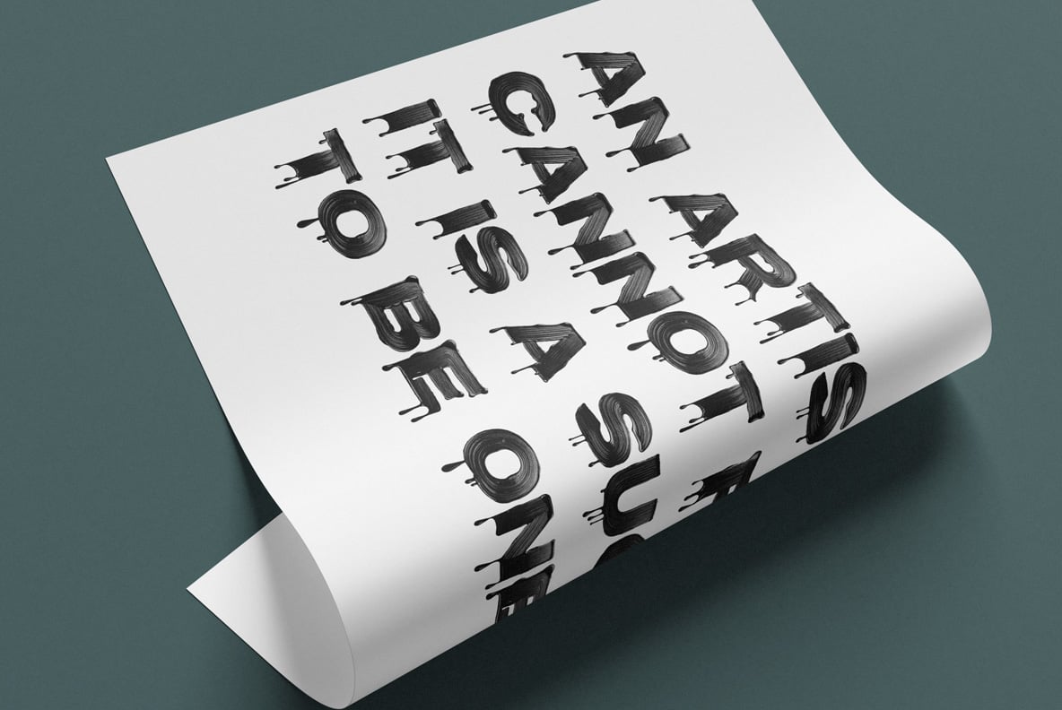 Stroke Edge Font