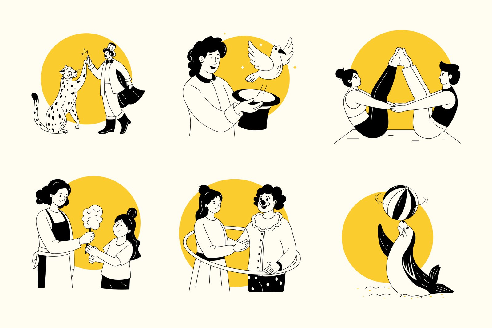 Circus Drawing Art Set